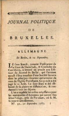 Mercure de France Sonntag 30. September 1787