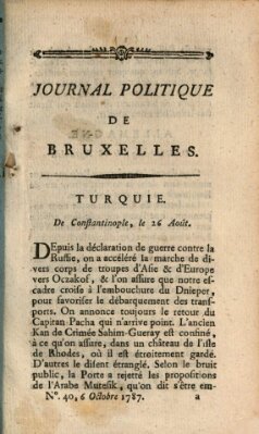 Mercure de France Samstag 6. Oktober 1787