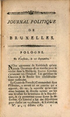 Mercure de France Samstag 13. Oktober 1787