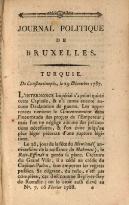 Mercure de France Samstag 16. Februar 1788