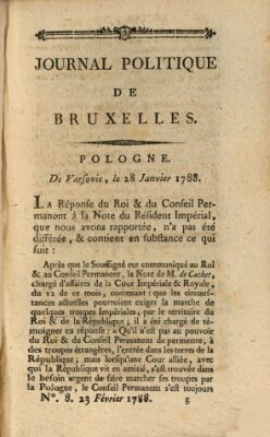 Mercure de France Samstag 23. Februar 1788