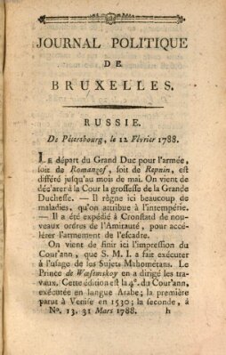 Mercure de France Montag 31. März 1788