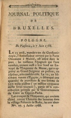 Mercure de France Samstag 5. Juli 1788