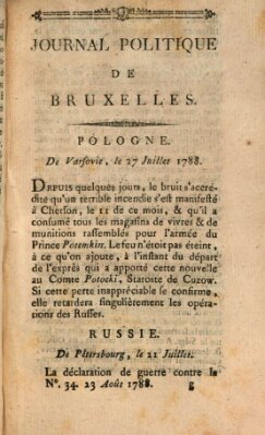 Mercure de France Samstag 23. August 1788