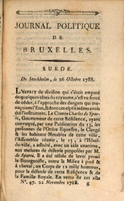 Mercure de France Samstag 22. November 1788