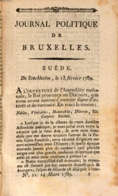 Mercure de France Samstag 14. März 1789