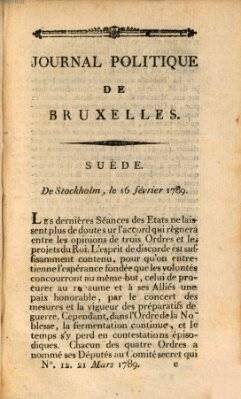 Mercure de France Samstag 21. März 1789