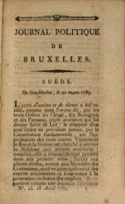 Mercure de France Samstag 18. April 1789
