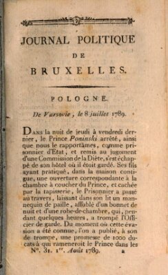 Mercure de France Samstag 1. August 1789