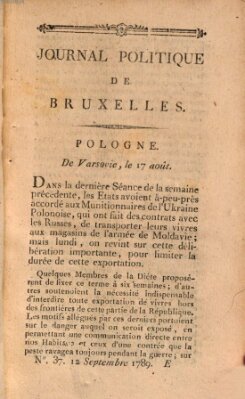 Mercure de France Samstag 12. September 1789