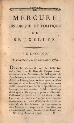 Mercure de France Samstag 9. Januar 1790