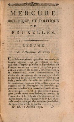 Mercure de France Samstag 10. Juli 1790