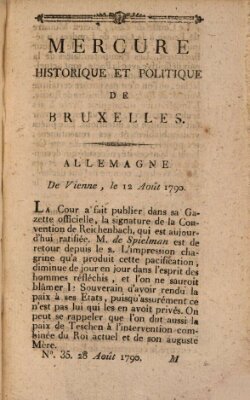 Mercure de France Samstag 28. August 1790