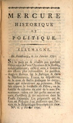 Mercure de France Samstag 5. Februar 1791