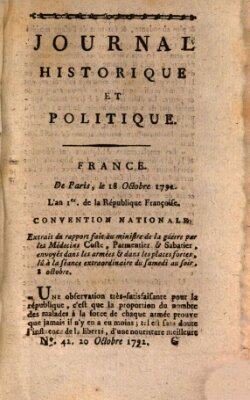 Mercure de France Samstag 20. Oktober 1792