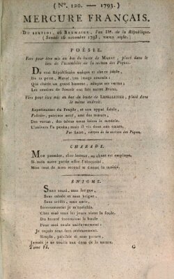 Mercure de France Samstag 16. November 1793