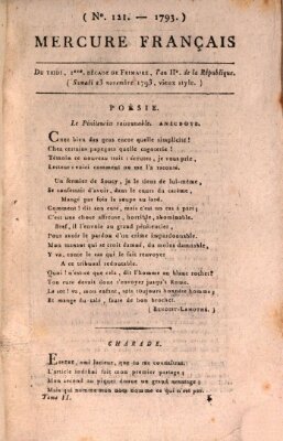 Mercure de France Samstag 23. November 1793