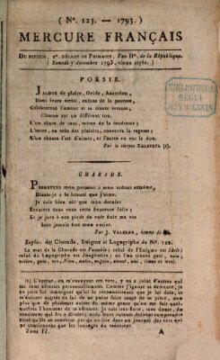 Mercure de France Samstag 7. Dezember 1793