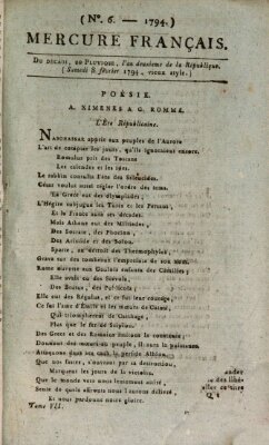 Mercure de France Samstag 8. Februar 1794