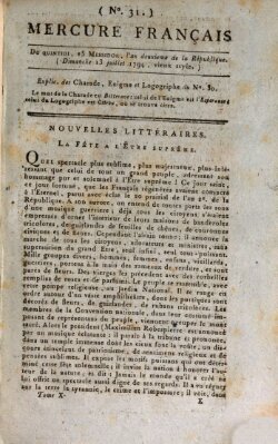 Mercure de France Sonntag 13. Juli 1794