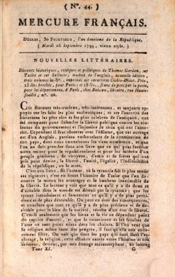 Mercure de France Dienstag 16. September 1794