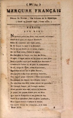 Mercure de France Montag 19. Januar 1795