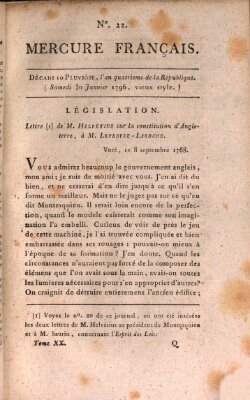 Mercure de France Samstag 30. Januar 1796