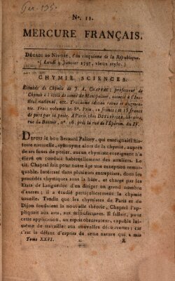 Mercure de France Montag 9. Januar 1797