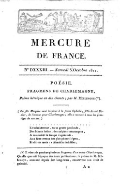 Mercure de France Samstag 5. Oktober 1811