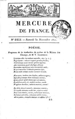 Mercure de France Samstag 30. November 1811