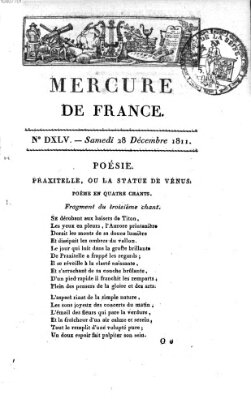 Mercure de France Samstag 28. Dezember 1811