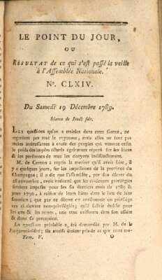 Le point du jour ou Résultat de ce qui s'est passé la veille à l'Assemblée Nationale Samstag 19. Dezember 1789