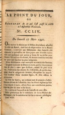 Le point du jour ou Résultat de ce qui s'est passé la veille à l'Assemblée Nationale Samstag 27. März 1790