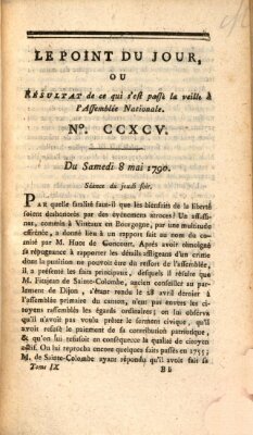 Le point du jour ou Résultat de ce qui s'est passé la veille à l'Assemblée Nationale Samstag 8. Mai 1790