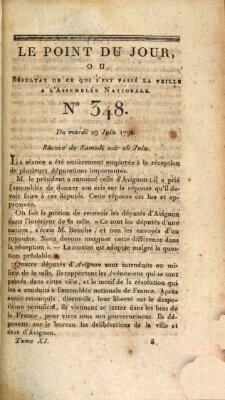 Le point du jour ou Résultat de ce qui s'est passé la veille à l'Assemblée Nationale Dienstag 29. Juni 1790