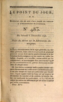 Le point du jour ou Résultat de ce qui s'est passé la veille à l'Assemblée Nationale Samstag 6. November 1790