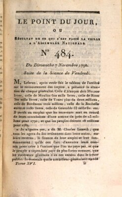 Le point du jour ou Résultat de ce qui s'est passé la veille à l'Assemblée Nationale Sonntag 7. November 1790