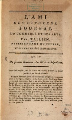 L' ami des citoyens Mittwoch 22. Oktober 1794