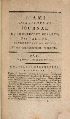 L' ami des citoyens Samstag 25. Oktober 1794