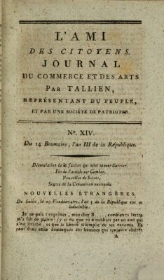 L' ami des citoyens Dienstag 4. November 1794