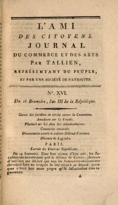 L' ami des citoyens Donnerstag 6. November 1794