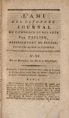 L' ami des citoyens Montag 10. November 1794