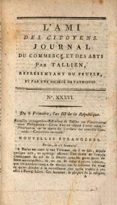 L' ami des citoyens Mittwoch 26. November 1794