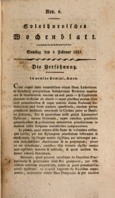 Solothurnisches Wochenblatt Samstag 8. Februar 1823