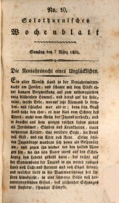 Solothurnisches Wochenblatt Samstag 7. März 1829