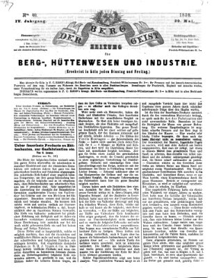 Der Berggeist Freitag 20. Mai 1859