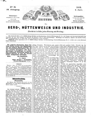 Der Berggeist Dienstag 5. Juli 1859