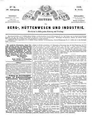 Der Berggeist Freitag 8. Juli 1859