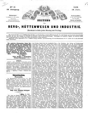 Der Berggeist Dienstag 19. Juli 1859