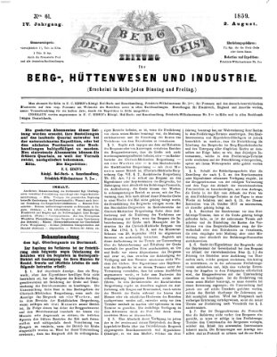 Der Berggeist Dienstag 2. August 1859